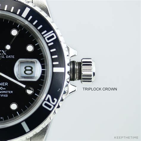 rolex crown on watch glass|rolex triplock crown.